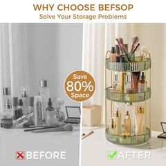 BEFSOP Organisateur soins et parfums, structure robuste et rangement élégant.