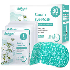 BeHoomi masque yeux steam utilisation simple pour détendre les yeux après une longue journée.