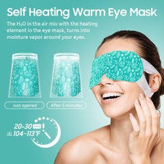 BeHoomi Masque Yeux Vapeur – chaleur douce pour une détente des yeux.