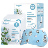 BeHoomi masque yeux vapeur Jasmin — emballage pratique pour démarrer votre détente