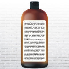 Being Naturals Tea Tree Body Wash in gym bag for post-workout refresh.