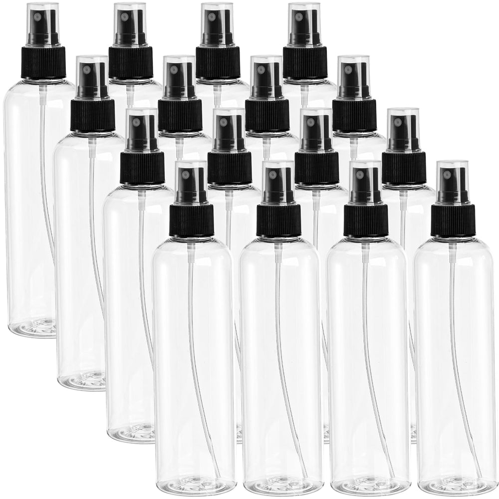 Bekith vaporisateur plastique 8oz, aérosol fin, idéal pour huiles essentielles et parfums.