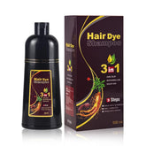 BELEZALIB shampoing colorant brun foncé: application simple et couverture nette des cheveux gris.