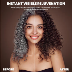 BELEZALIB shampoing colorant brun foncé – bouteille pratique et sans effort.