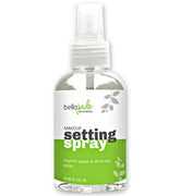Bella Jade makeup setting spray bottle delivering a long-lasting dewy finish.