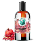 Bella Terra Oils présente le flacon d'huile de graines de grenade pour hydrater la peau.