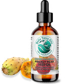 Bella Terra Oils - huile de figue de barbarie en flacon, hydratation luxueuse du visage.