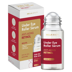 Bella Beauty Retinol Sérum Yeux Roll-On, application rafraîchissante pour un regard plus reposé