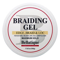 Application du gel Bellatique sur cheveux pour résultat lisse sans résidu.