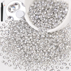 BELLEBOOST Strass dos plat transparent – éclat durable pour décorations textiles et objets