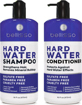 Bellisso Shampoing eau dure purification: élimine les minéraux et redonne la fraîcheur.
