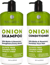 Shampoing oignon Bellisso en flacon, volume potentiel pour cheveux fins