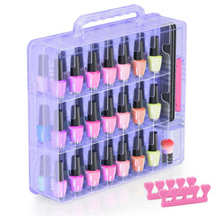 Beloving Organisateur-vernis 48 bouteilles à l'avant: visibilité rapide et rangement élégant.