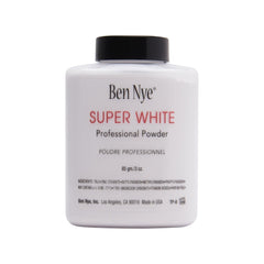 Poudre visage blanche Ben Nye translucide pour fixation légère et veloutée