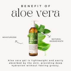 Benatu Gel Aloe Vera – Absorption rapide: pénètre sans laisser de film collant.
