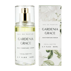 Parfum capillaire benatu Gardenia Grace sur la bouteille, fragrance durable