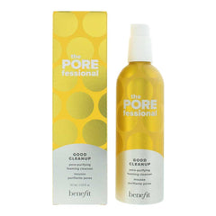 Benefit POREfessional – bouteille moussante; nettoie en douceur et purifie les pores pour une peau plus fraîche.