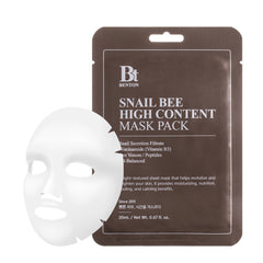 BENTON masque visage escargot abeille emballage 20 g prêt à hydrater la peau