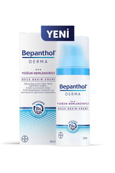 Bepanthol Derma Crème Nuit Hydratante – emballage visible pour hydratation durable.