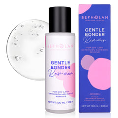 BEPHOLAN démaquillant cils extensions grappes, bouteille 100 ml pour retrait en douceur.