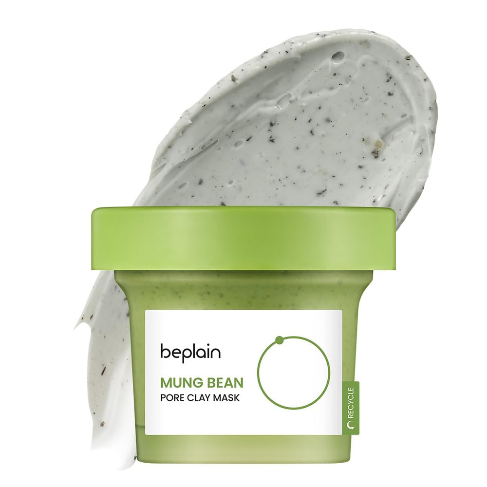 Beplain masque argile haricot-mungo — purifie les pores lors de l'application