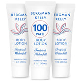 Lotion Bergman Kelly en tube voyage de 1 oz prête pour les séjours.