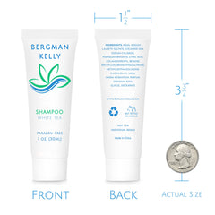 BERGMAN KELLY Shampoing au parfum thé blanc, rafraîchissant et discret pour les chambres.