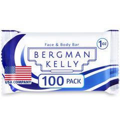 Bergman Kelly savon hôtel thé blanc rectangulaire, fraîcheur subtile et format voyage