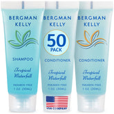 Shampooing Bergman Kelly en voyage 1oz prêt à emporter pour séjours propres et frais.