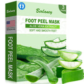 Berlaney masque-pieds aloe vera pour pieds doux et hydratés.