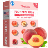 Berlaney masque-pieds pêche flacon — soin ciblé pour pieds doux