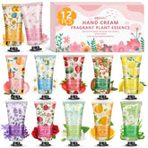 BESNEL coffret 12 crèmes mains – emballage élégant et cadeau pratique.