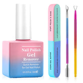 Dissolvant gel BESNEL dans sa bouteille, usage rapide et efficace.
