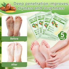 BESNEL masque pieds: design adhésif pour un ajustement sûr.
