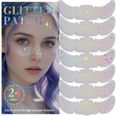 BESNEL patches taches de rousseur holographiques 24 pièces pour un éclat durable sur le visage