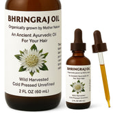 Best Nature's Cosmetics huile bhringraj – bouteille en verre ambré pour une application facile et pure