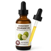Best Nature's Cosmetics huile Soursop bouteille-pipette, hydratation légère pour peau sensible