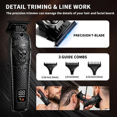 BESTBOMG taille-barbe précision pour des détails nets.
