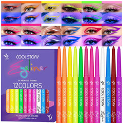 BestLand crayon liquide néon UV, emballage coloré prêt pour maquillage de festival.