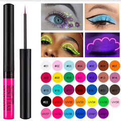 BestLand eyeliner neon UV brillance jour et nuit pour démarquer le regard