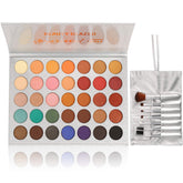 BestLand palette yeux 35 couleurs pour des looks variés et durables.