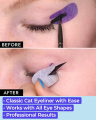 Beth Bender Beauty Pro Go Eyeliner Pochoir application pour une ligne nette.