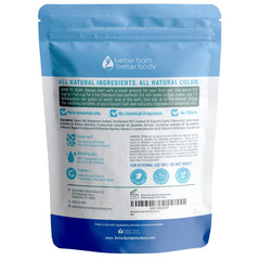 Sachet sans BPA Better Bath Better Body, emballage sûr pour stockage.