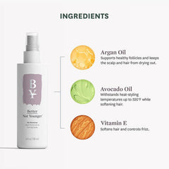 Better Not Younger brume avocat et argan pour une hydratation légère.