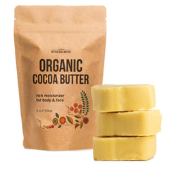 Beurre cacao bio cru Better Shea Butter – emballage réutilisable pour routine durable.