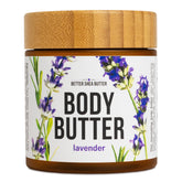 Better Shea Butter Beurre-Corps Lavande Pot, hydratation durable pour peau sèche.