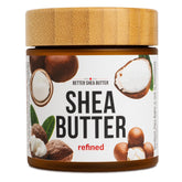Better Shea Butter refined-shea-butter-jar showing a pure moisturizer base for skin care.