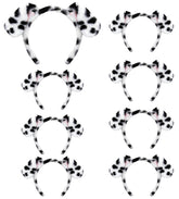 Beviliu bandeau oreilles dalmatien, vue avant, parfait pour cosplay et Halloween.