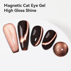 Bevimee Vernis Œil de Chat avec baton magnétique pour varier les motifs