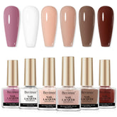 Bevimee vernis vegan blanc laiteux sur ongles pour une manucure lumineuse